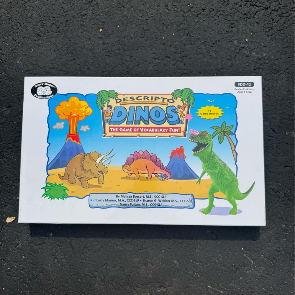 Descripto Dinos Board Game - Super duper - speech therapy